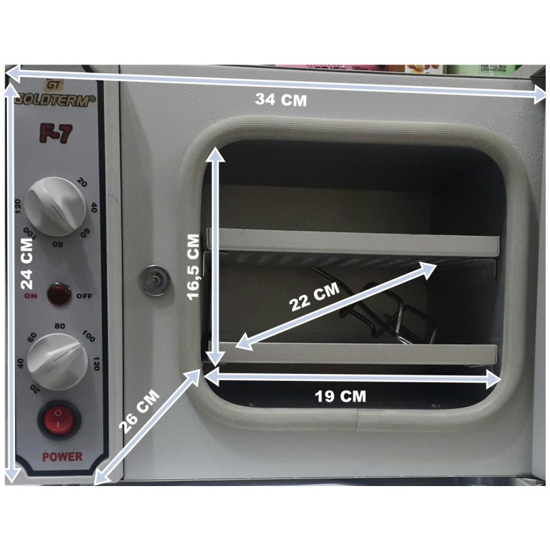 Goldterm F 7 - Kuru Hava Sterilizatör Cihazı 7 Litre