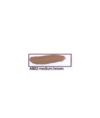 Pure Beau Mittel Braun(Medium Brown)AB02 Kalıcı Kaş Boyası