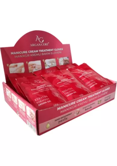 Argan Cure Manikür Kremli Bakım Eldiveni